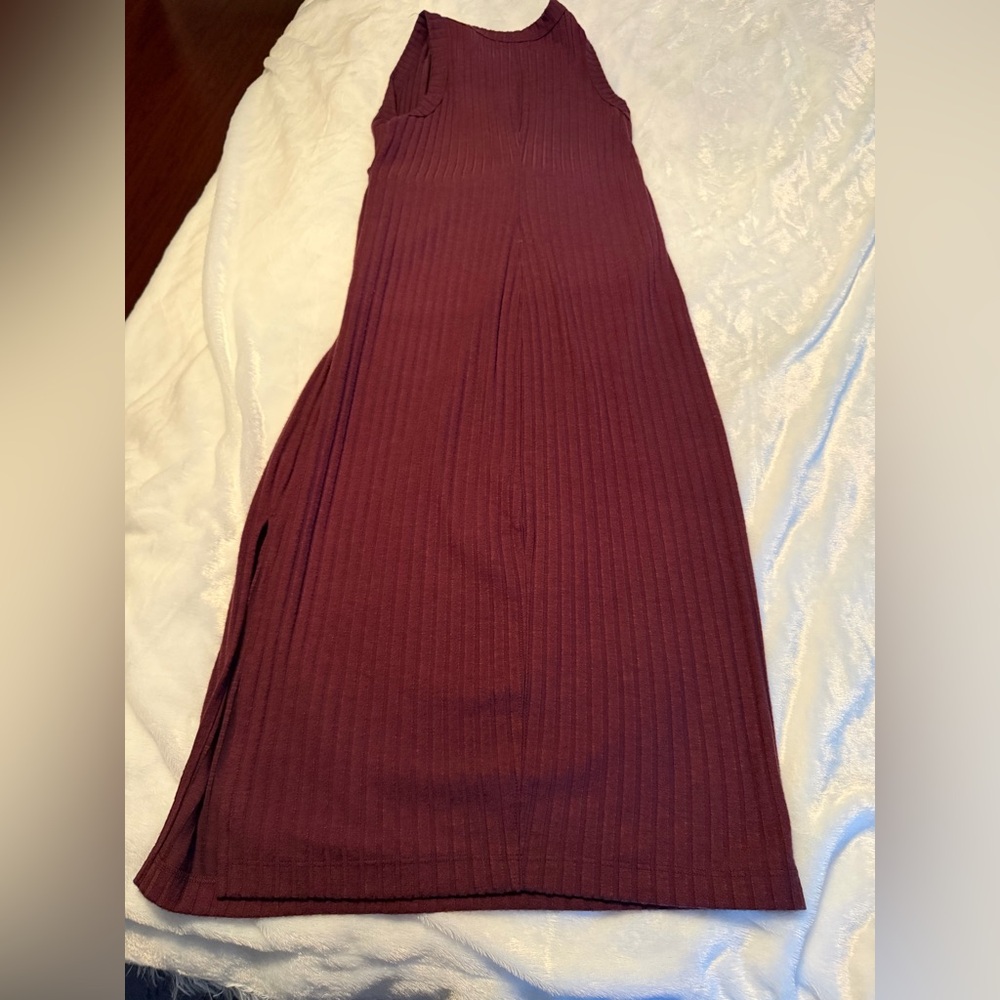 Michael Stars Sleeveless Burgundy Dress - Picture 11 of 11